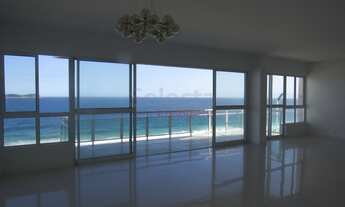 Imagem 3: Apartamento na Av. Vieira Souto, frontal mar, com 230 m², em andar alto, desfrutando de fa