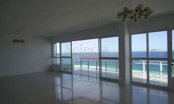 Imagem 2: Apartamento na Av. Vieira Souto, frontal mar, com 230 m², em andar alto, desfrutando de fa