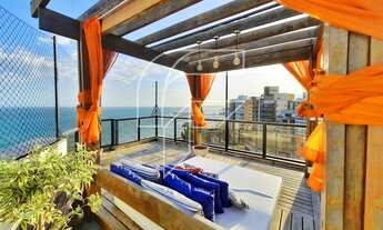 Imagem 7: Duplex com 6 suítes mais lazer privativo, com 4 vagas, vista privilegiada para o mar da Pr