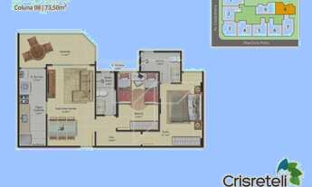 Imagem 2: Lançamento aptos de 02 quartos, sendo 01 suíte, a partir de 73,50m², e até 02 vagas de gar