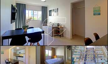 Imagem: Apartamento quarto e sala mobiliado, com