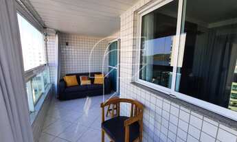 Imagem 3: Apartamento 2 quartos 06 pessoas varanda c fechamento vidro vista para o mar na Praia do M