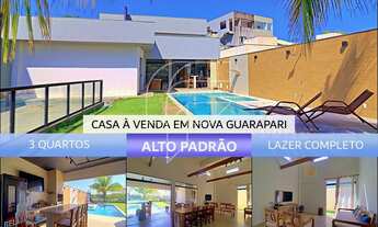 Imagem: Casa Rústica Moderna com 3 suites lazer