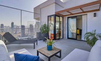 Imagem: Cobertura duplex mobiliada no Brooklin com