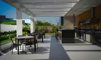 Imagem 6: Cobertura Duplex à venda no Panamby Nova, ao lado do Metrô, sala com varanda gourmet, 4 s