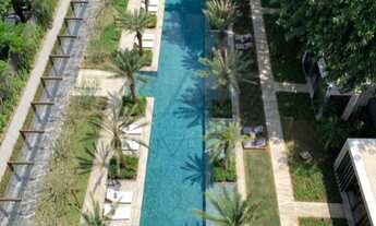 Imagem 6: Luxuoso apartamento à venda na Vila Olímpia: Andar alto, living com pé direito duplo, com