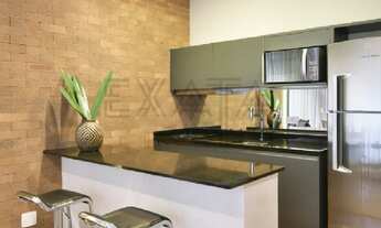 Imagem 4: Apartamento de Luxo para venda ou locação Mobiliado na Vila Olímpia: 1 quarto, 1 sala, 1 b