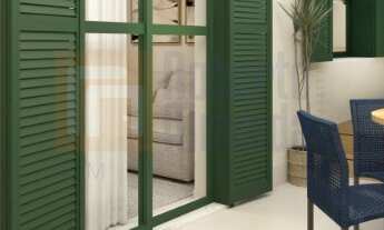 Imagem 3: Apartamento Garden à Venda Reformado e Decorado em Copacabana de 58m² com 1 Quarto Sala Co