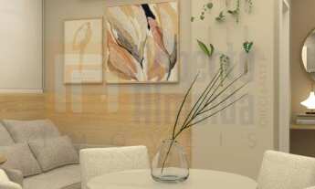 Imagem 4: Apartamento Garden à Venda Reformado e Decorado em Copacabana de 42,48m² com 1 Quarto Sala