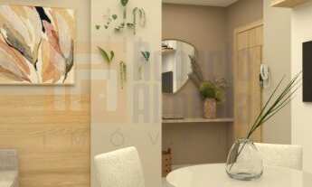 Imagem 5: Apartamento Garden à Venda Reformado e Decorado em Copacabana de 42,48m² com 1 Quarto Sala