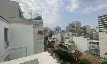 Imagem 5: Cobertura Duplex à Venda no Leblon Posto 11 Vista Lateral Mar de 250m² 5 Quartos sendo 3 S