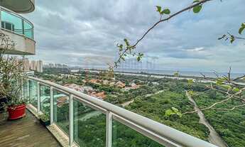 Imagem 7: Apartamento para Locação Américas Park Barra da Tijuca Andar Alto com Vista Mar de 280m²