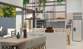 Imagem 7: Casa térrea 4 suítes em construção a venda no condomínio Terras da Alvorada Entrega previs