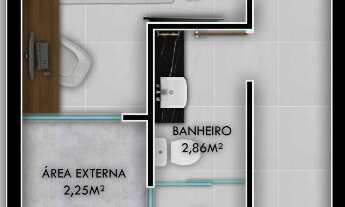 Imagem 6: Casa Geminada no Aventureiro | 118 m² | 2 Dormitórios | 2 Vagas de Garagem