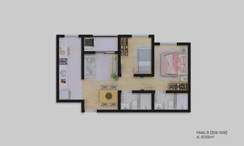 Imagem 7: APARTAMENTO NO ITAUM | SUÍTE + 1 | 1 VAGA DE GARAGEM