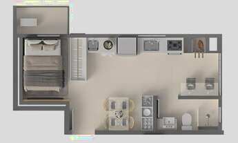 Imagem 4: APARTAMENTO STUDIO NO SAGUAÇU | 28 M²