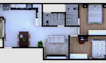 Imagem 2: APARTAMENTO EM ITAJUBA | 01 SUÍTE + 01 DORMITÓRIO