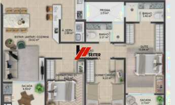 Imagem 2: Cobertura de 3 dormitórios na Grande Florianópolis