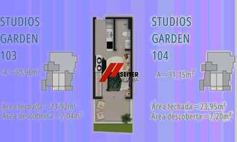 Imagem: Studio novo com 31m à venda - Trindade