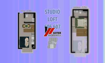Imagem: Loft de 39,56m2 com Planta Inteligente