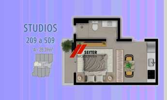 Imagem: Apartamento tipo studio na Trindade em Florianópolis