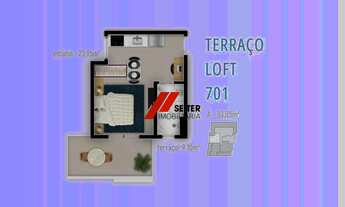 Imagem: Studio de cobertura com terraço à venda