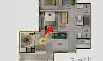 Imagem: Apartamento a venda com 2 Dormitórios e