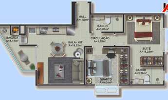 Imagem 7: Duplex a venda de 3 dormitórios no bairro Itacorubi