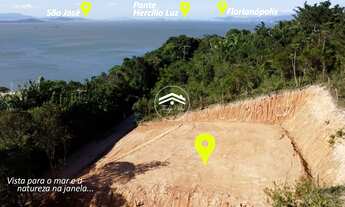 Imagem 4: Terreno na Praia de Fora, Palhoça-SC - 640m² - Vista Espetacular