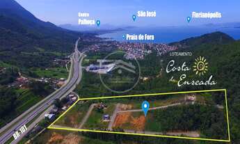 Imagem 3: Terreno na Enseada de Brito, Palhoça-SC com Vista paradisíaca para o Verde e o Mar