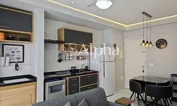 Imagem 4: Apartamento totalmente mobiliado à venda no Condomínio Trix Housing Tamboré