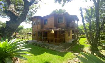 Imagem 2: Sítio à Venda em Esmeraldas - 6.000m², Casa de Madeira, Área Gourmet, Orquidário e Muito M