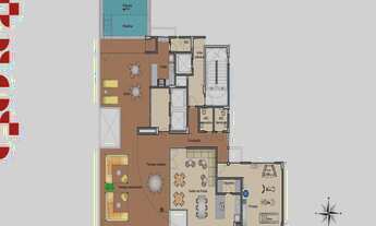 Imagem 6: Apartamento à venda no Pina, Recife-PE: 3 quartos, 1 suíte, 2 salas, 2 banheiros, 1 vaga