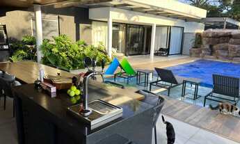 Imagem 6: MARAVILHOSA MANSÃO BANDEIRANTES, LINEAR, 03 SUÍTES, PISCINA COM CASCATA, LAGUINHO COM CARP