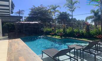 Imagem 2: MARAVILHOSA MANSÃO BANDEIRANTES, LINEAR, 03 SUÍTES, PISCINA COM CASCATA, LAGUINHO COM CARP