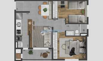 Imagem 6: Imperdível: Apartamento à venda em Canoas-RS, bairro Fátima, 2 quartos, 1 suíte, 1 vaga ga