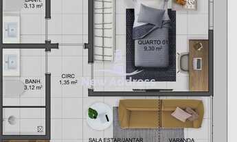 Imagem 3: Apartamento 2 Quartos à venda na Praia de Itaparica - Vila Velha/ES