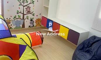 Imagem 5: Apartamento com 2 quartos e varanda em prédio novo com piscina, salão de festas e churras