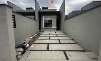 Imagem 3: Geminado sofisticado com rebaixo em gesso e churrasqueira Três Rios do Norte!