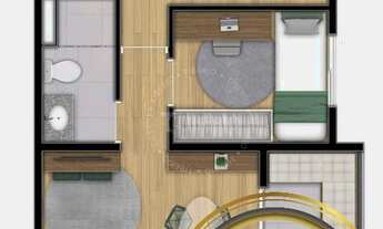 Imagem 4: Apartamento 1 dormitório, Mooca, Entrega prevista DEZ/2025, Apto Quitado