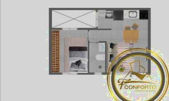 Imagem 6: Apartamento à venda em São Paulo-SP, Vila Esperança! 1 dormitório, sala integrada com a co