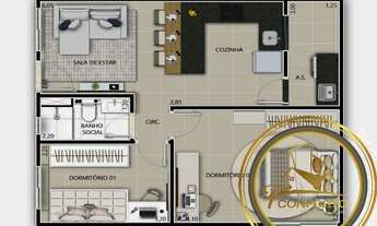 Imagem 3: Apartamentos novo a venda 2 dormitórios, 1 vaga. 39m² a 79m² a venda na Vila Ré