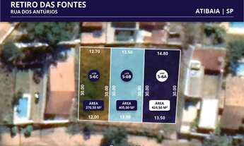 Imagem 2: São três terrenos em ótima localização no bairro. O Retiro das Fontes é um bairro nobre da