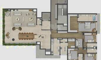 Imagem 2: Apartamento com 04 suítes no Casa Moinhos na Zona Norte de Porto Alegre