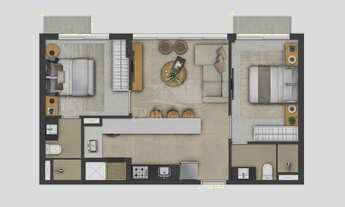 Imagem 4: Apartamentos 2 dormitórios no GO Cidade Baixa - Melnick