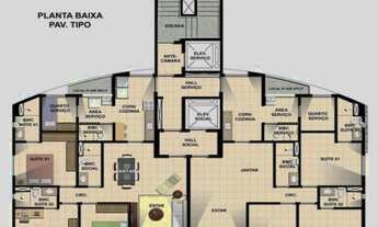Imagem 3: Apartamento de Luxo na Torre: 3 Quartos, 2 Suítes, 2 Vagas - Edf. Los Angeles, Recife-PE