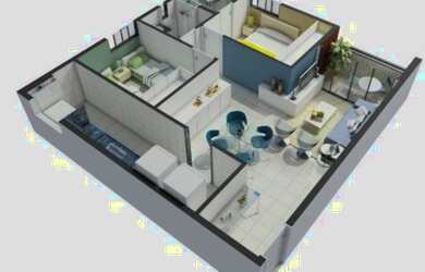 Imagem 4: Apartamento à venda em Recife-PE, Casa Amarela: 2 quartos, 1 suíte, 1 sala, 2 banheiros, 1