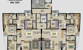 Imagem 2: Apartamento à venda em Recife-PE, bairro Rosarinho, 3 quartos, 2 suítes, 3 banheiros, 2 va