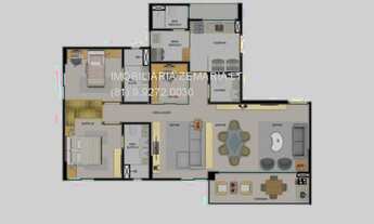 Imagem 4: Apartamento de Luxo no Edifício Verano: 3 quartos, 3 suítes, 3 salas, 4 banheiros, 2 vagas