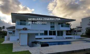 Imagem 4: Imponente mansão de 5 suítes à venda no Condomínio Morada da Península, Cabo de Santo Agos